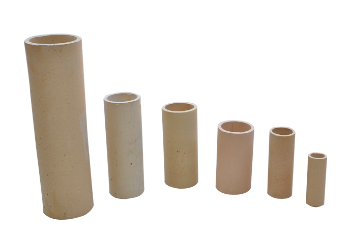 Casting of vitrified clay pipe- straight tube